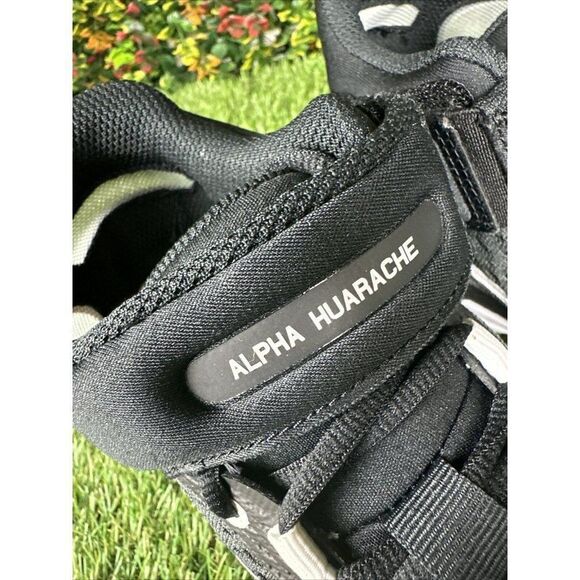 7 Nike Alpha Huarache Elite 4 Mid Black Baseball Cleats Shoes DJ6520-011 Men's 7 - Picture 8 of 9